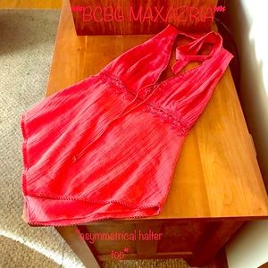 🌺EUC🌺BCBG MAXAZRIA🌺asymmetrical halter SIZE6